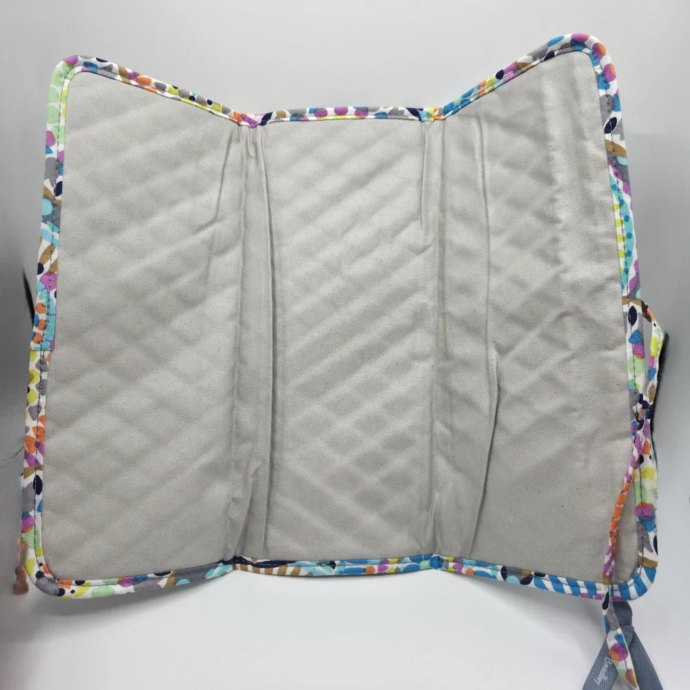 Vera Bradley Curling Iron Flat Iron Cover Zipper pocket Travel Sunny Medallion